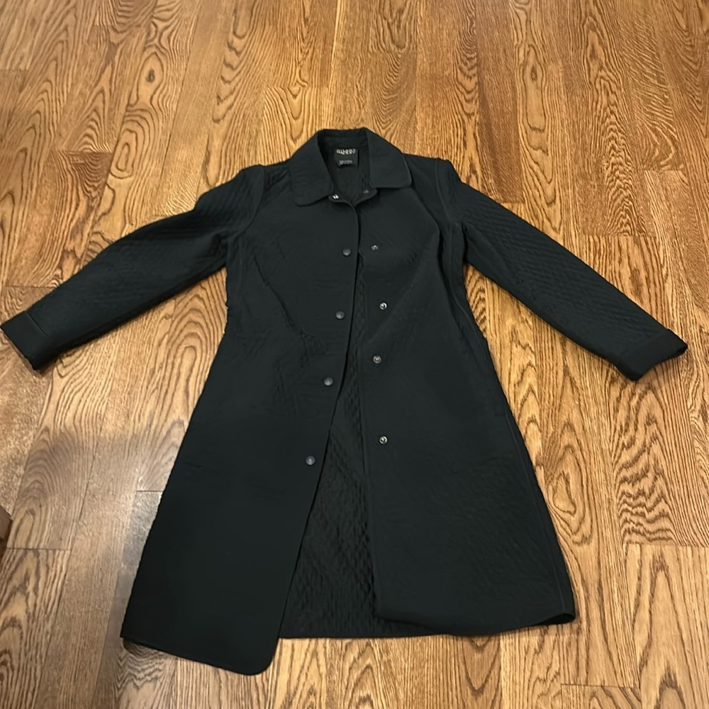Hilary Radley Women's Size xs textured raincoat.
